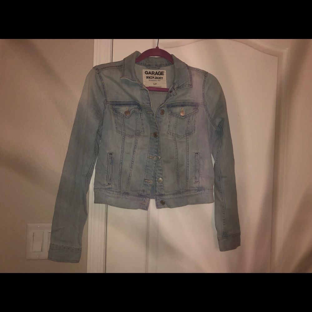Classic denim jacket.